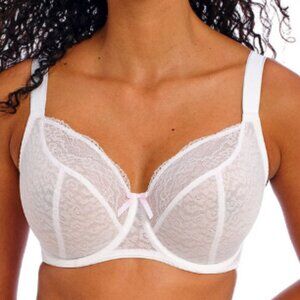 NWOT - Freya Fancies White Plunge Bra Style AA1011WHE